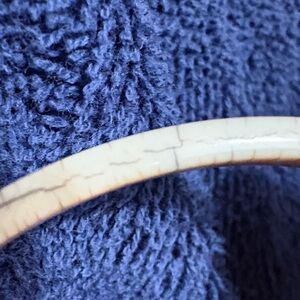 Ivory Bangle Bracelet. Hand made
In Africa. Vintage.